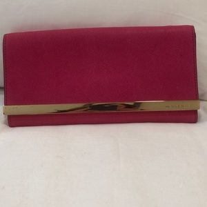 Michael Kors Pink Envelope Clutch